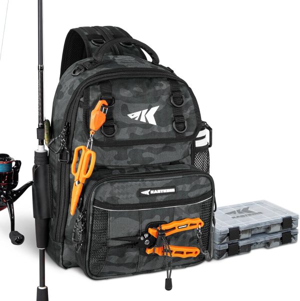 KastKing BaitSpace Fishing Sling Bag, Fishing Backpack with Rod & Beverage Holder, Tackle Bag for Fishing Gear - Image 9